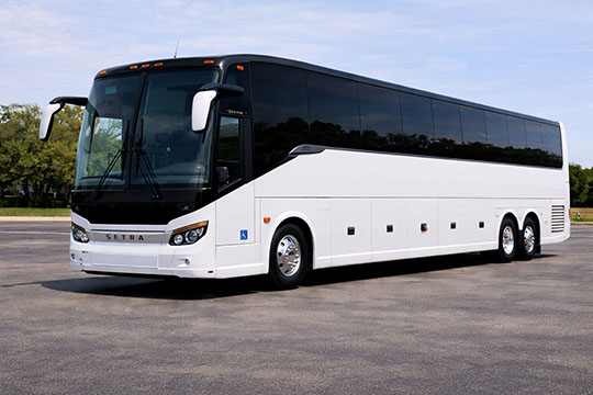 56-passenger charter bus rental Red Oak TX